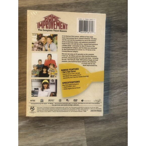 HOME IMPROVEMENT - THE COMPLETE THIRD SEASON (DVD, 2005)  Sealed - Picture 4 of 7